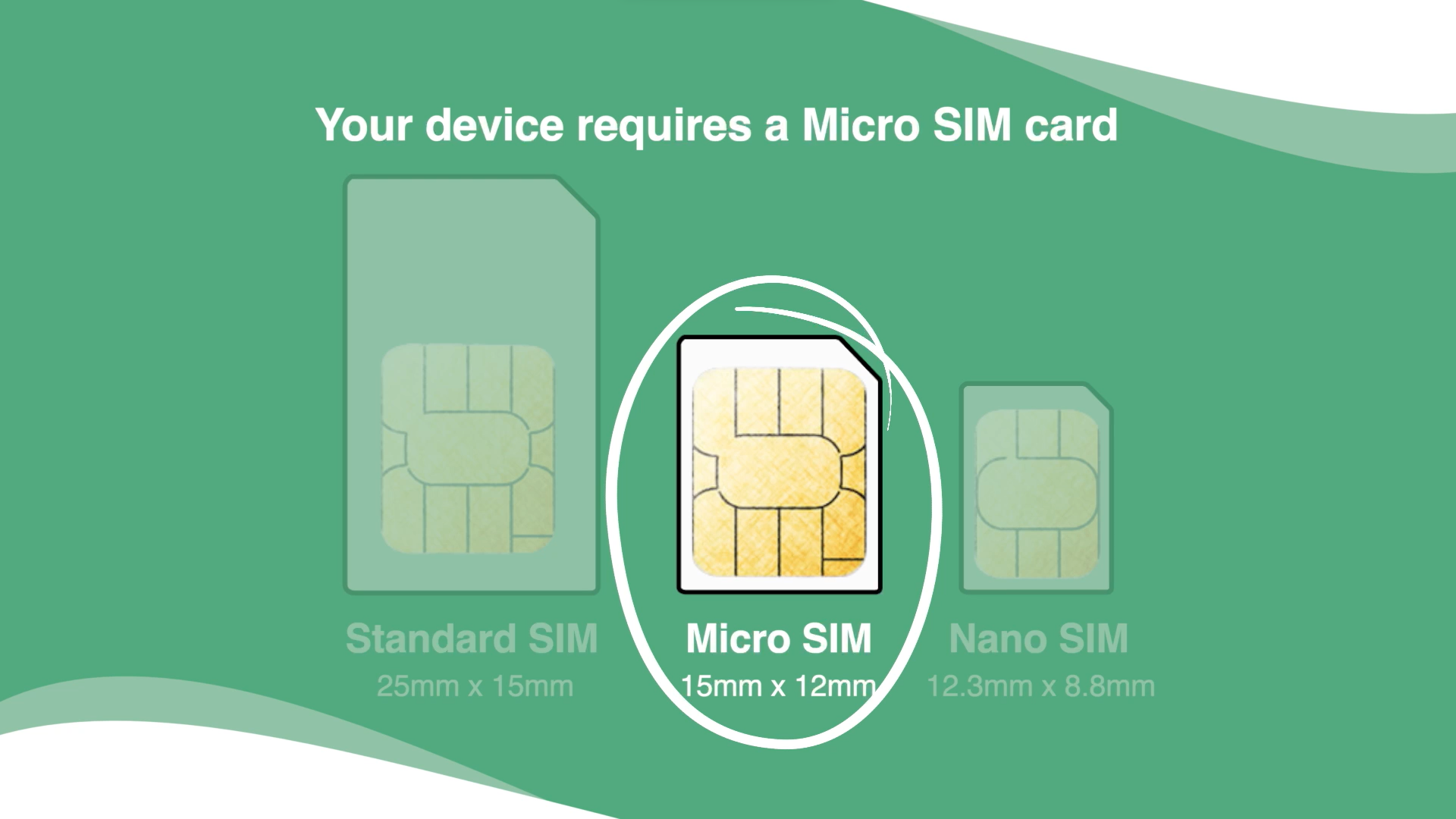 How to set your device to work with your SIM Provider