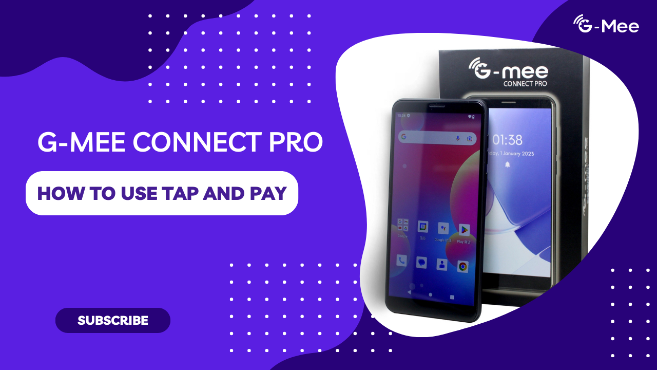 How to use Tap and Pay on your G-mee Connect Pro